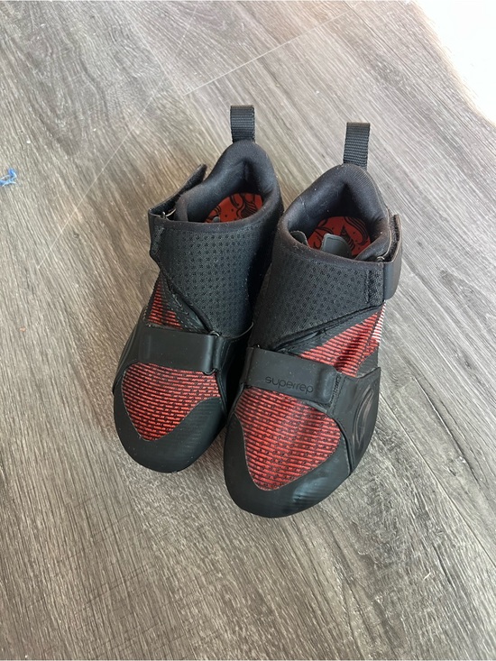 Nike Shoes - Women’s Black and Red cycling Slip-On Shoes